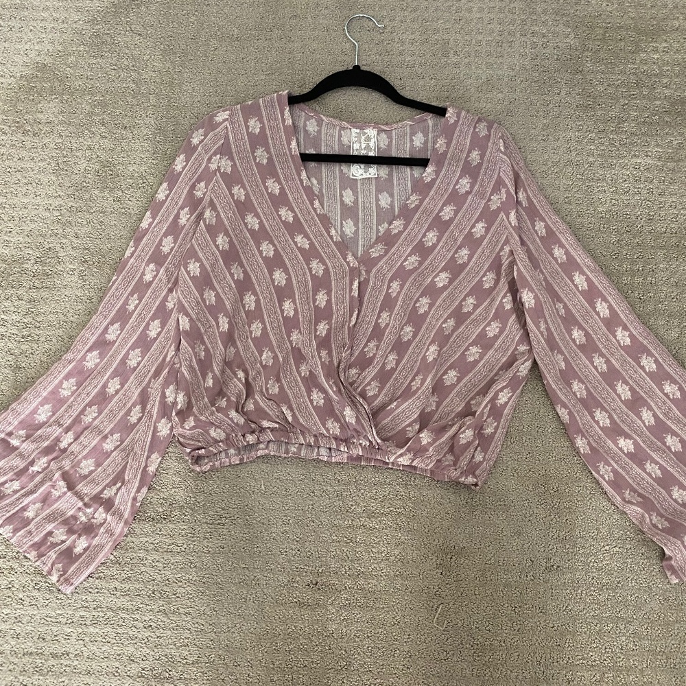 Loose Cropped Blouse
